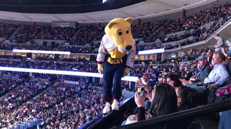 The Denver Nuggets mascot's stunts that went viral